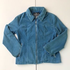 Light Blue Urban Vibe Corduroy Jacket Unisex